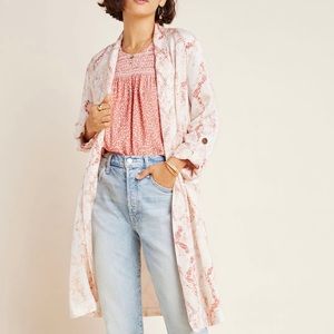 Anthropologie Snake Print Duster
